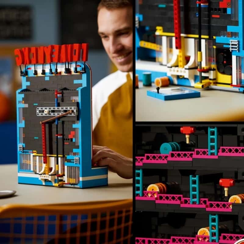 Arcade Vibes - ตู้เกมอาร์เคดเรโทรราคาถูกที่สุด บล็อกตัวต่อ 1371 ชิ้น โมเดลตู้เกมวินเทจ ของขวัญคริสต์มาสสำหรับผู้ใหญ่