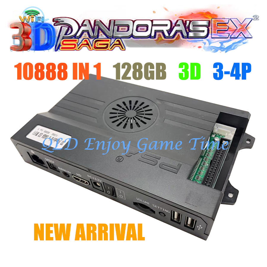 Trackball Controller Arcade - กล่องเกมอาร์เคด 128GB 3D Pandora Saga EX2