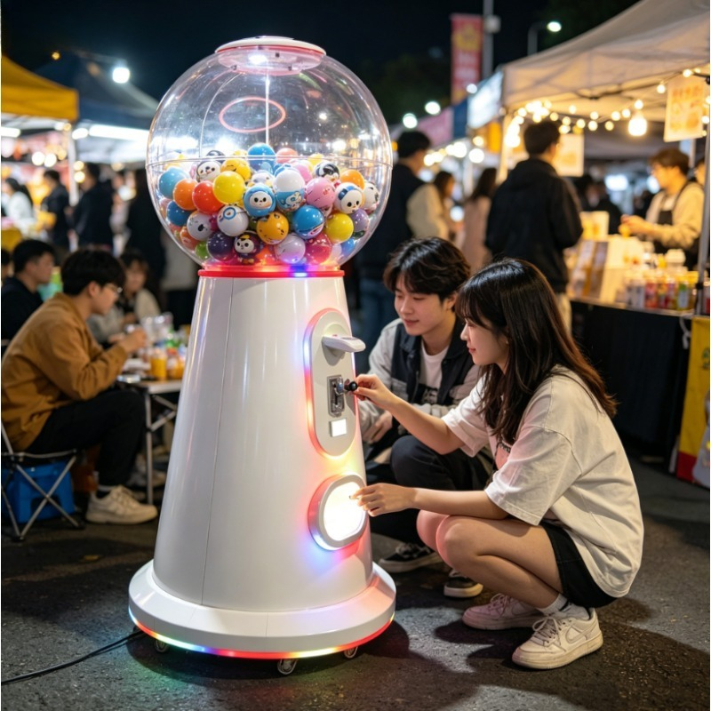 Arcade And Vending - ตู้กาชาปองหยอดเหรียญแบบกำหนดเองได้, เครื่องจ่ายของเล่นแคปซูลลูกบอลขนาดใหญ่ 75 มม. 100 มม.