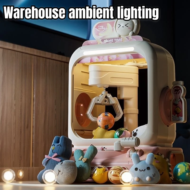 Arcade And Vending - เครื่องเกมคีบตุ๊กตาอิเล็กทรอนิกส์ ปรับระดับได้ พร้อมเสียงเพลง ของขวัญวันเกิดสำหรับเด็ก