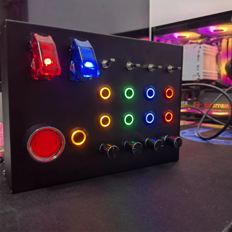 กล่องควบคุม USB PC Simracing ส - Arcade Button Pcb บทวิจารณ์และราคา