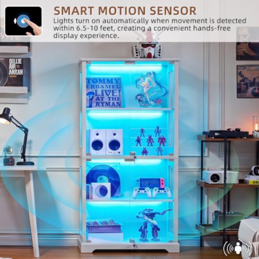 ตู้โชว์กระจกสไตล์ฟาร์มเฮาส์พร้ - Glass Cabinet Display บทวิจารณ์และราคา