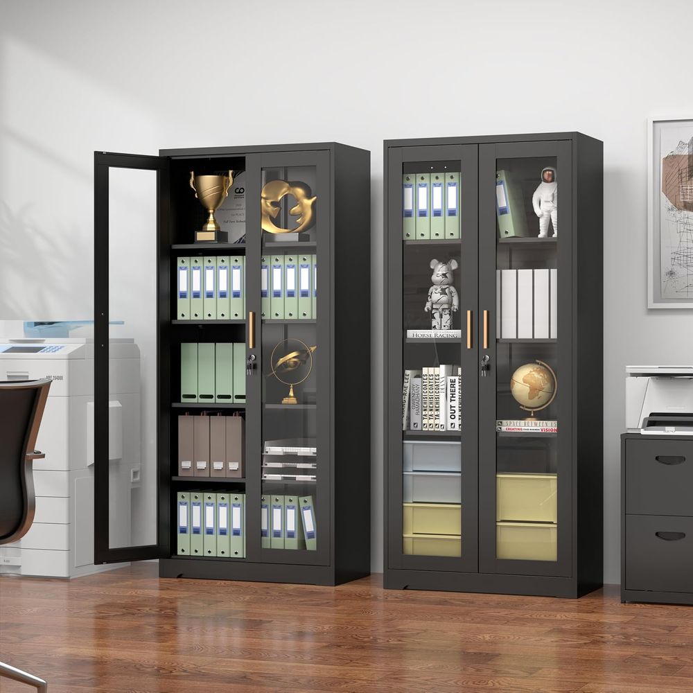 ตู้โชว์กระจกพร้อมกุญแจล็อค, ตู - Glass Cabinet Display บทวิจารณ์และราคา