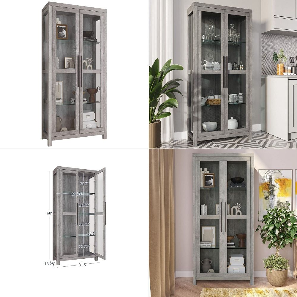 ตู้โชว์กระจก, ตู้โชว์ทรงสูงพร้ - Glass Cabinet Display บทวิจารณ์และราคา