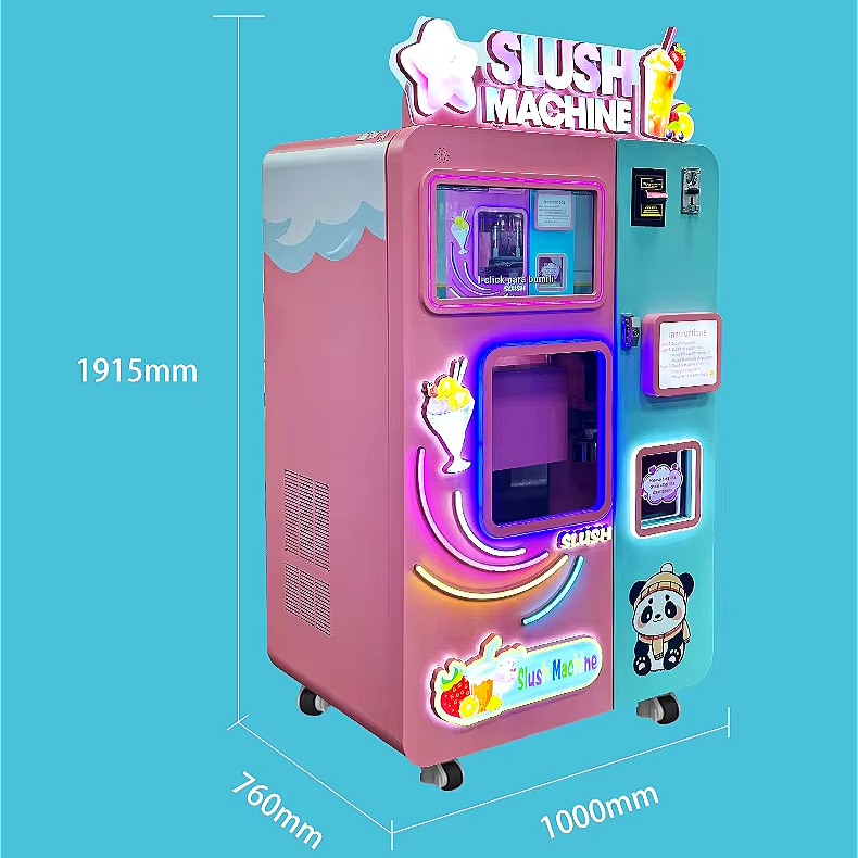 เครื่องทำน้ำแข็งปั่น เครื่องขา - Slushie Machine Vending บทวิจารณ์และราคา